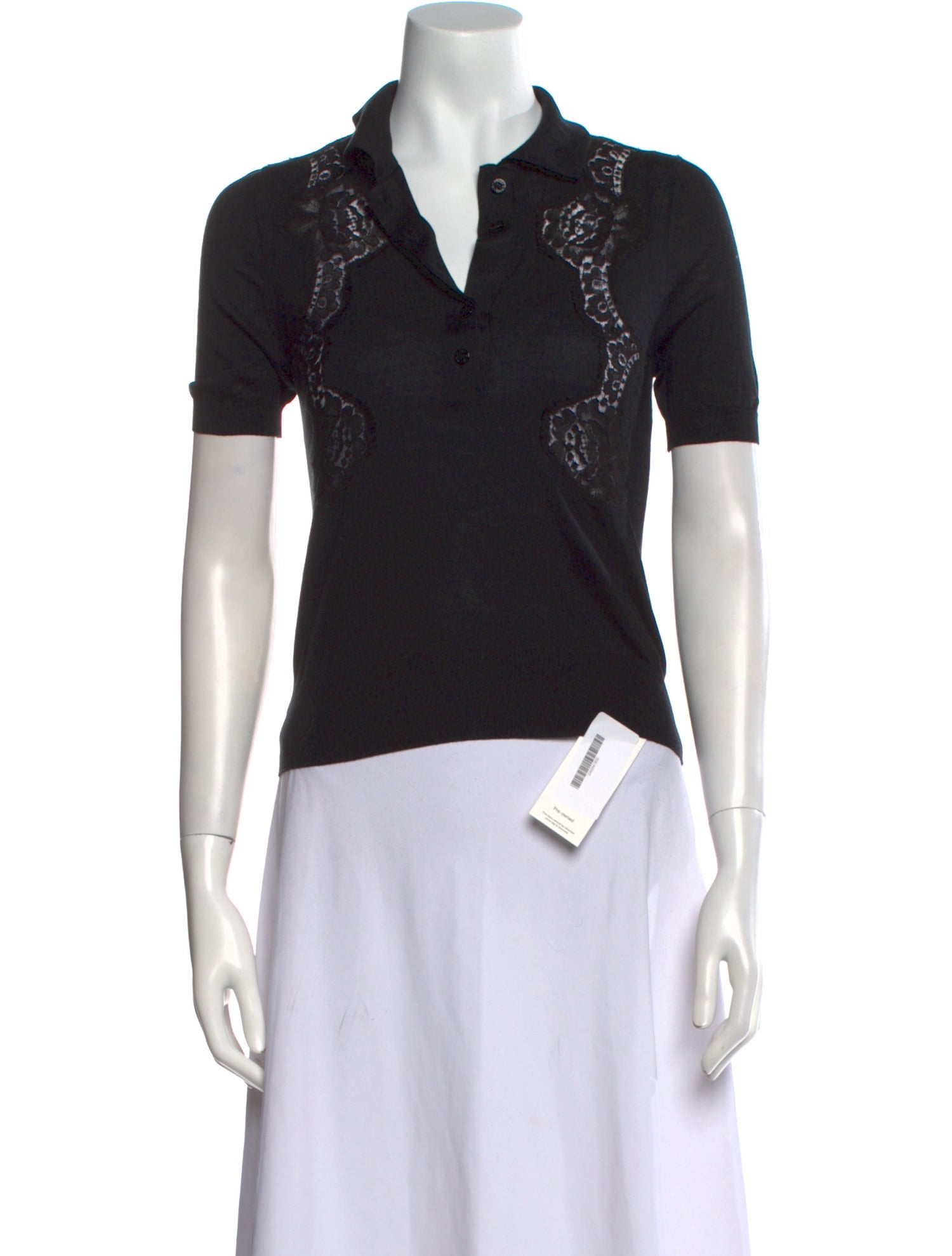 Dolce & Gabbana Silk Short Sleeve Polo