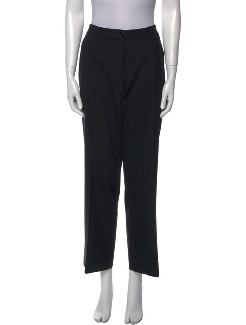 Dolce & Gabbana Virgin Wool Wide Leg Pants