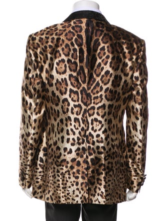 Dolce & Gabbana Animal Print Blazer