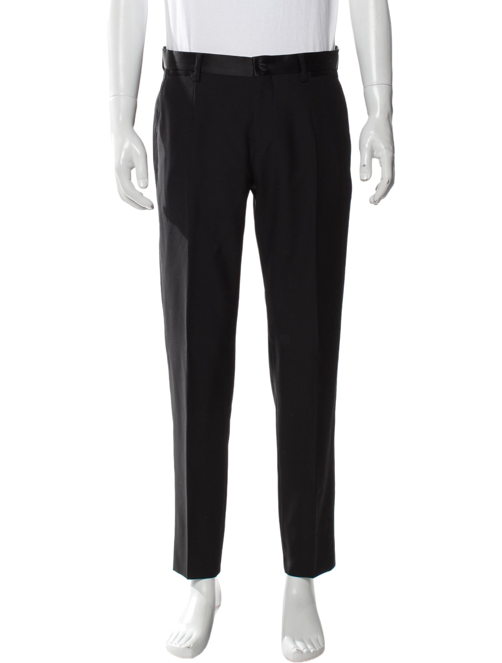 Dolce & Gabbana Virgin Wool Dress Pants