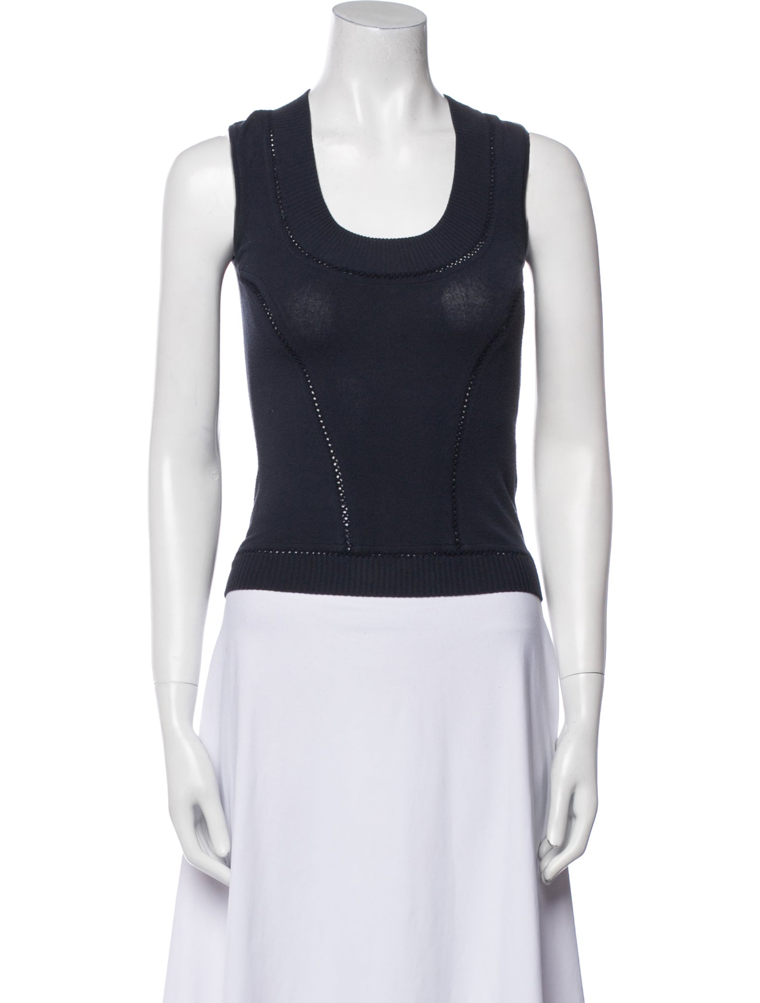 Dolce & Gabbana Vintage Scoop Neck Top