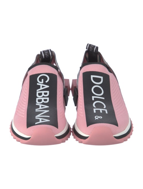 Dolce & Gabbana Printed Mesh Accents Sneakers