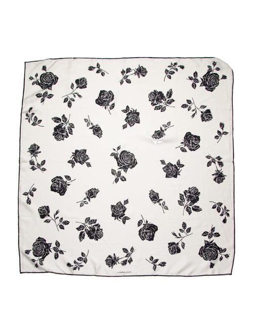 Dolce & Gabbana Silk Floral Print Scarf