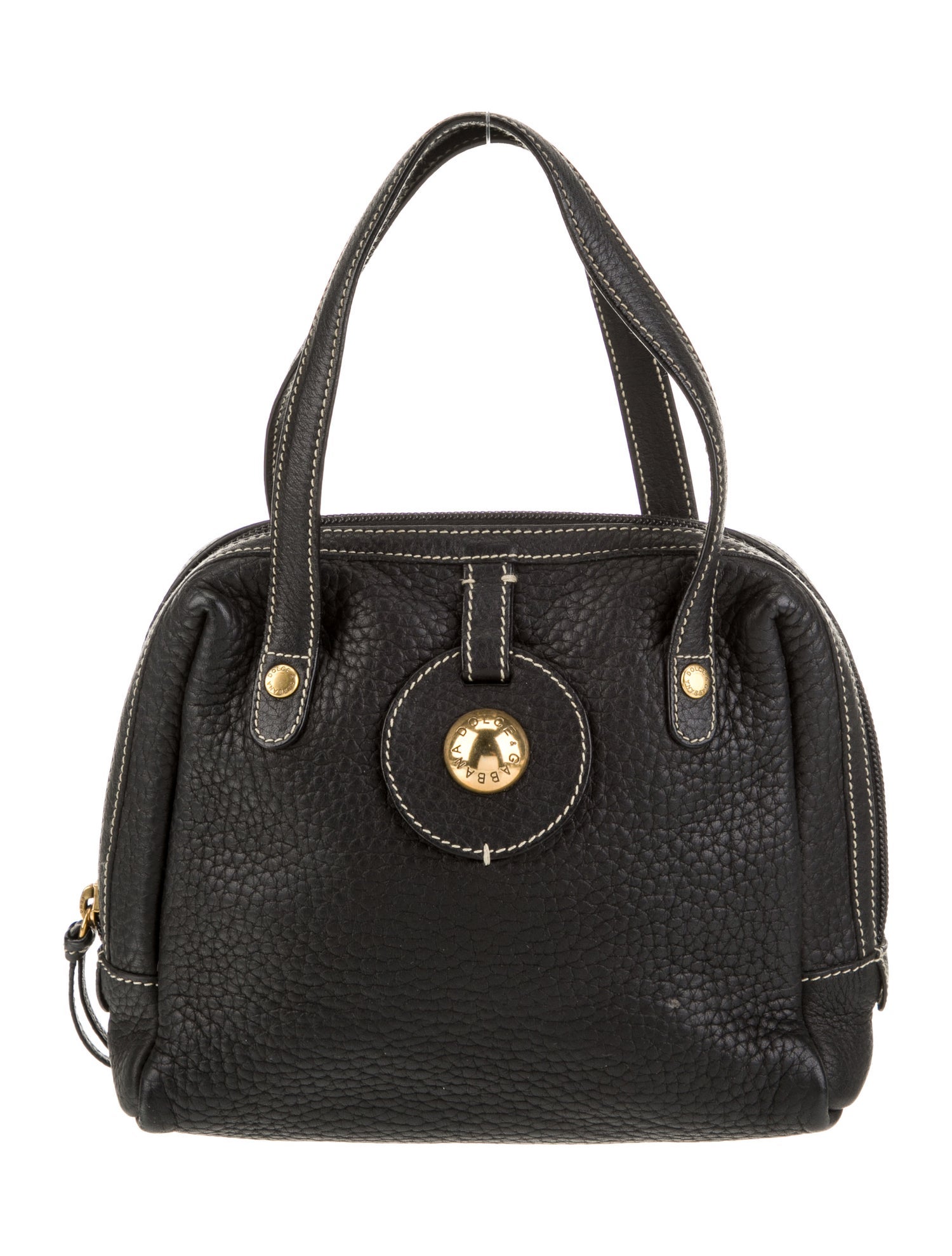 Dolce & Gabbana Leather Top Handle Bag