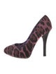 Dolce & Gabbana Ponyhair Animal Print Pumps