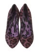 Dolce & Gabbana Ponyhair Animal Print Pumps