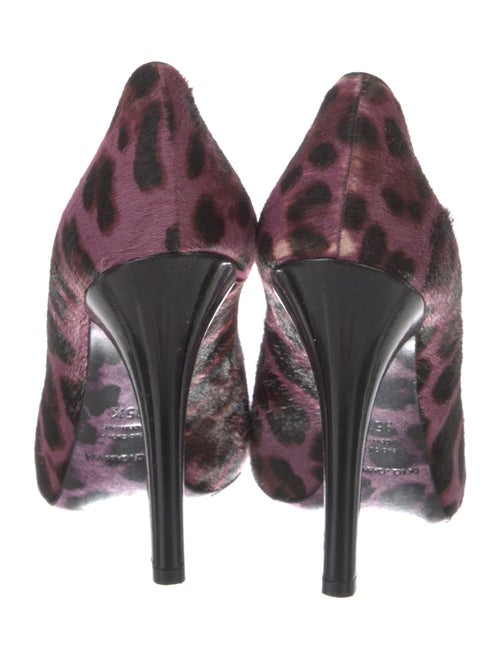 Dolce & Gabbana Ponyhair Animal Print Pumps