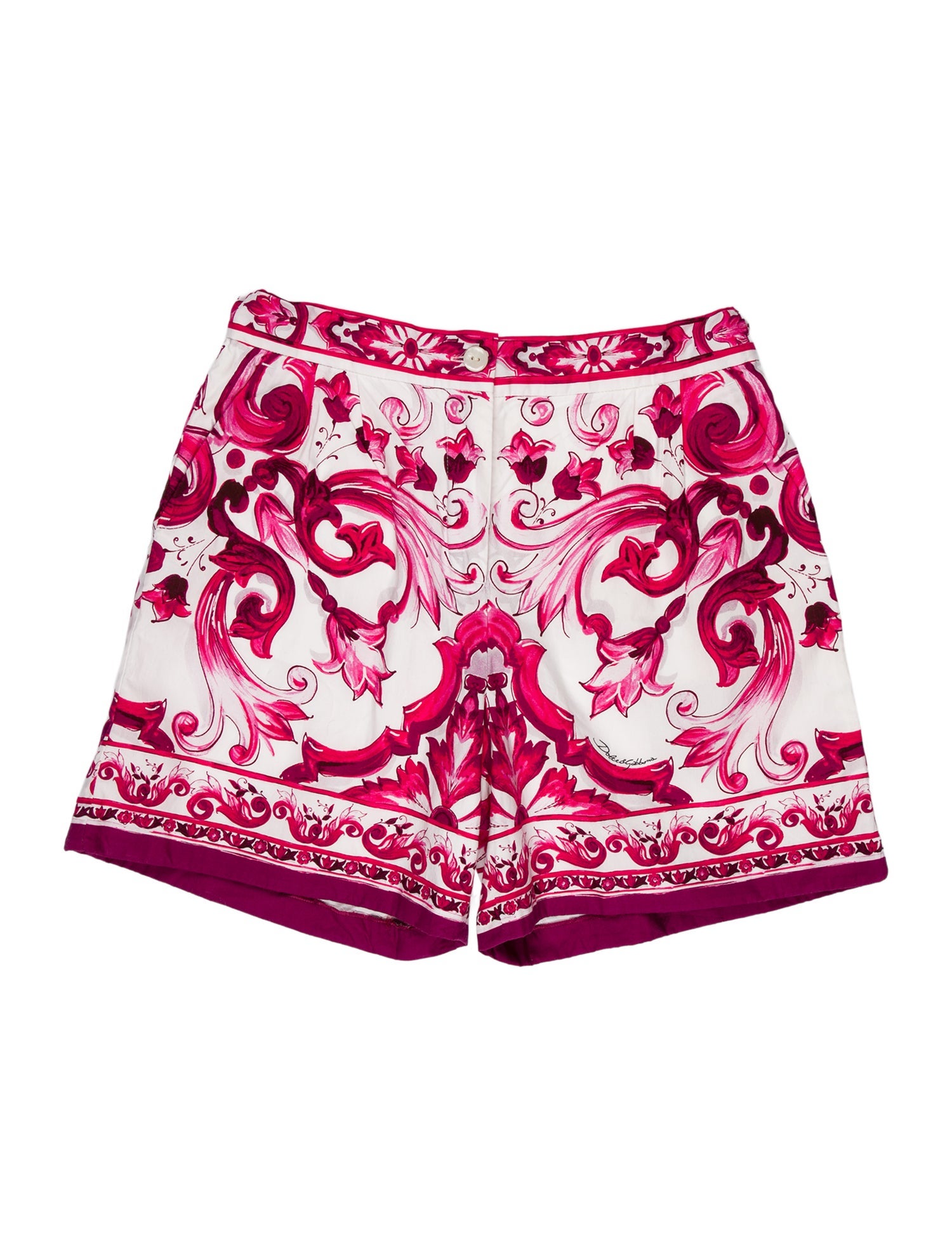Dolce & Gabbana Printed Mini Shorts w/ Tags