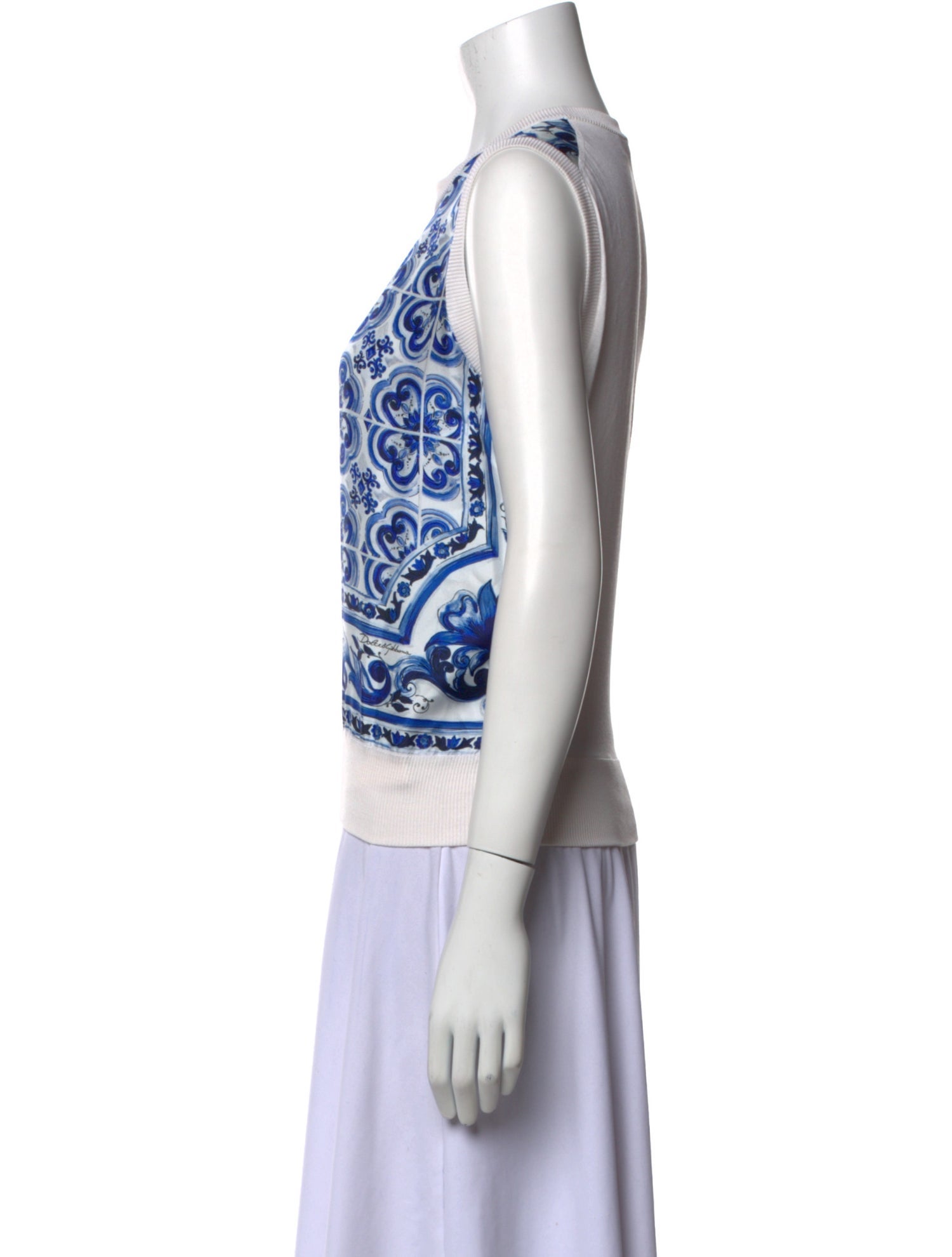 Dolce & Gabbana Silk Printed Top