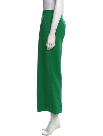 Dolce & Gabbana Virgin Wool Wide Leg Pants