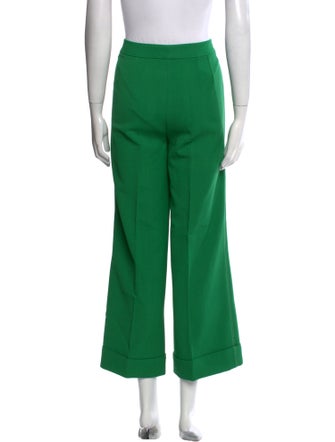 Dolce & Gabbana Virgin Wool Wide Leg Pants