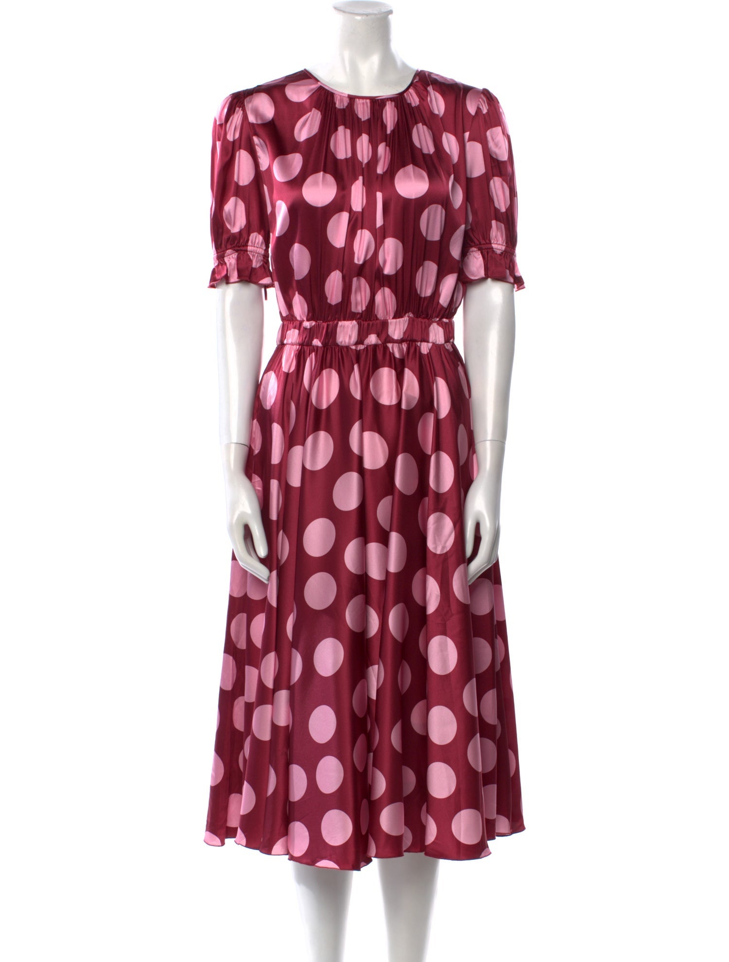 Dolce & Gabbana Silk Midi Length Dress