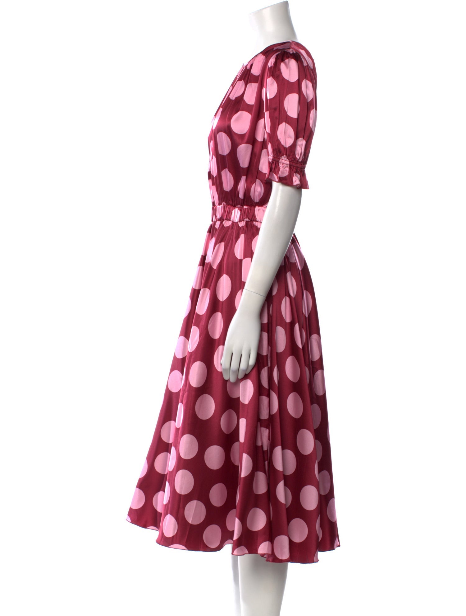 Dolce & Gabbana Silk Midi Length Dress