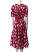 Dolce & Gabbana Silk Midi Length Dress