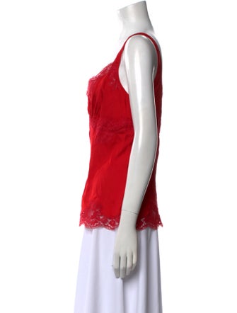 Dolce & Gabbana Silk Square Neckline Top