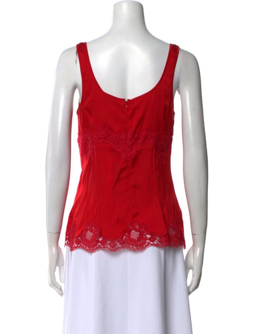 Dolce & Gabbana Silk Square Neckline Top