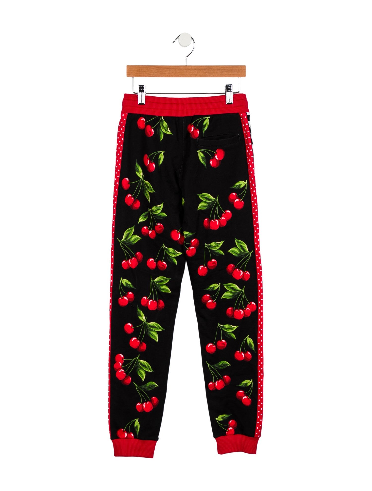 Dolce & Gabbana Girls' Cherry Jogger Sweatpants