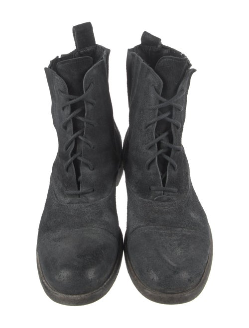 Dolce & Gabbana Suede Lace-Up Boots