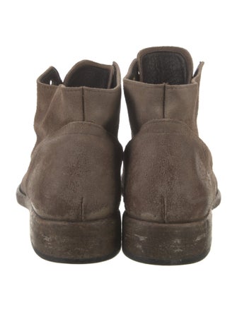 Dolce & Gabbana Suede Lace-Up Boots