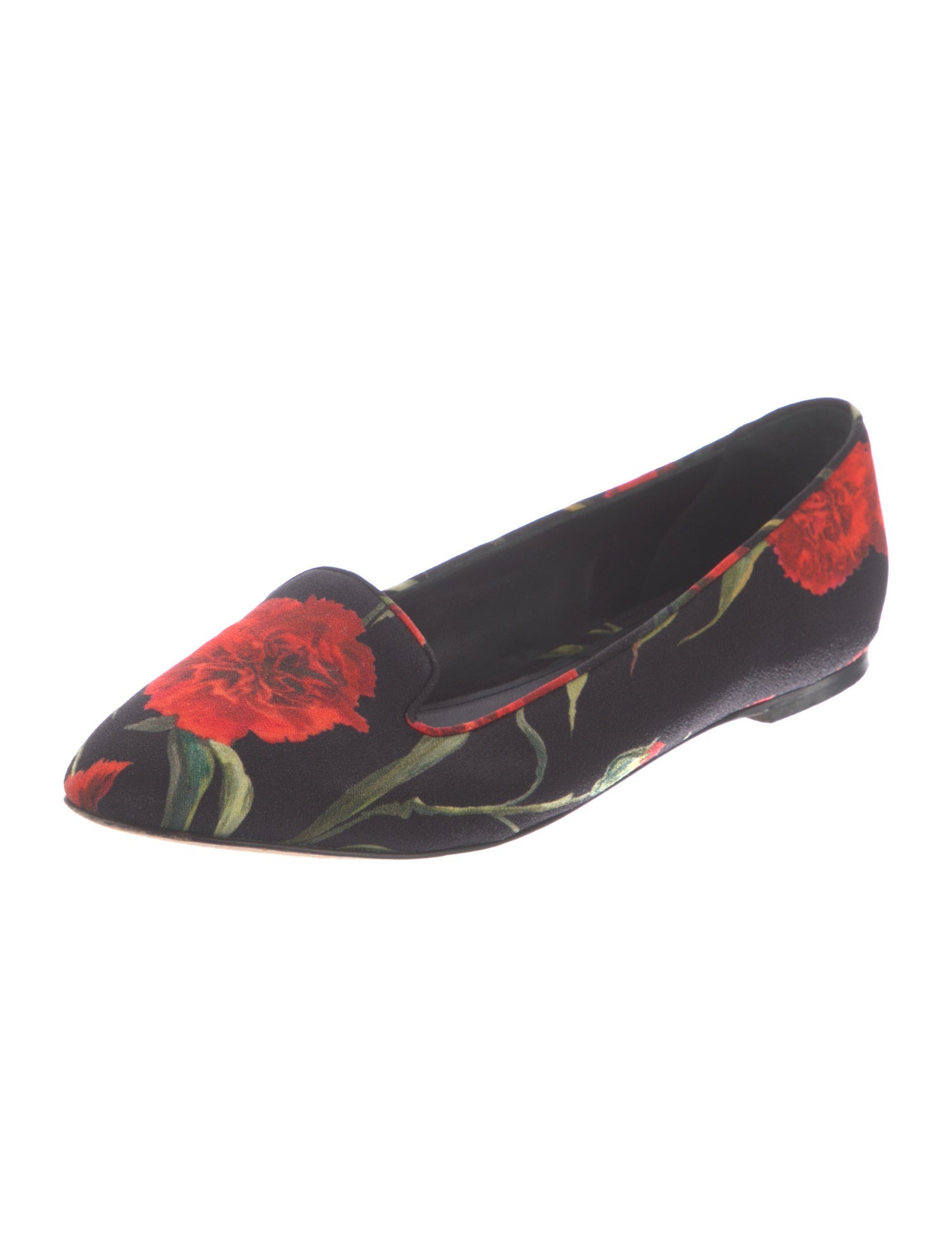 Dolce & Gabbana Floral Print Loafers