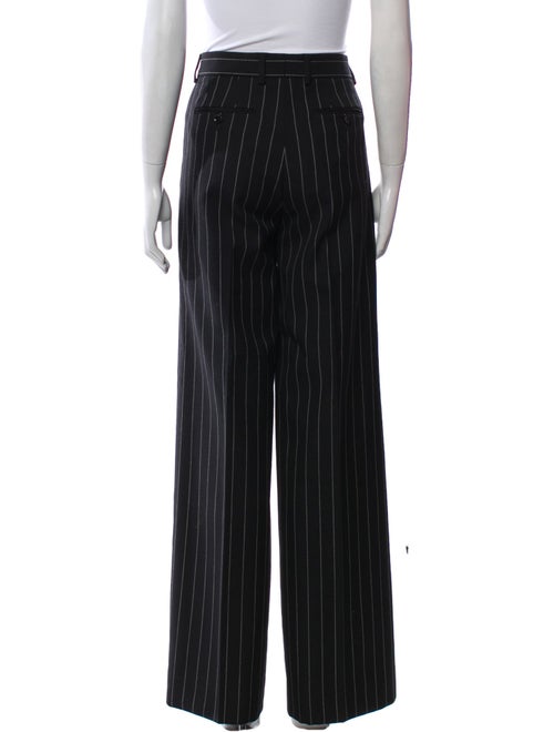 Dolce & Gabbana Virgin Wool Wide Leg Pants