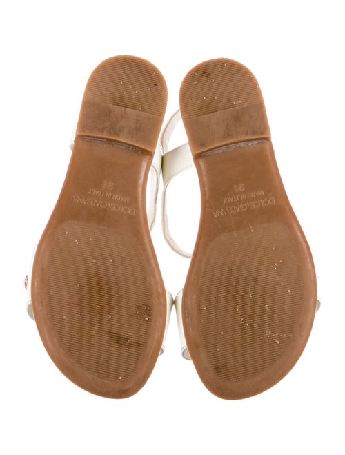 Dolce & Gabbana Patent Leather Strappy Sandals