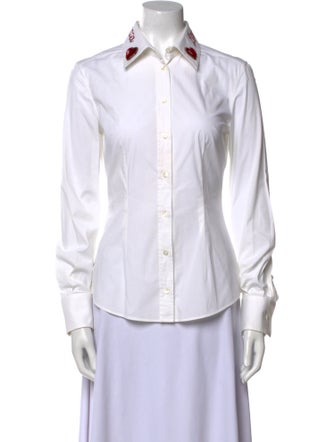 Dolce & Gabbana Long Sleeve Button-Up Top