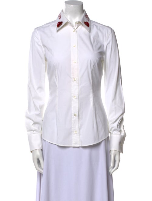 Dolce & Gabbana Long Sleeve Button-Up Top