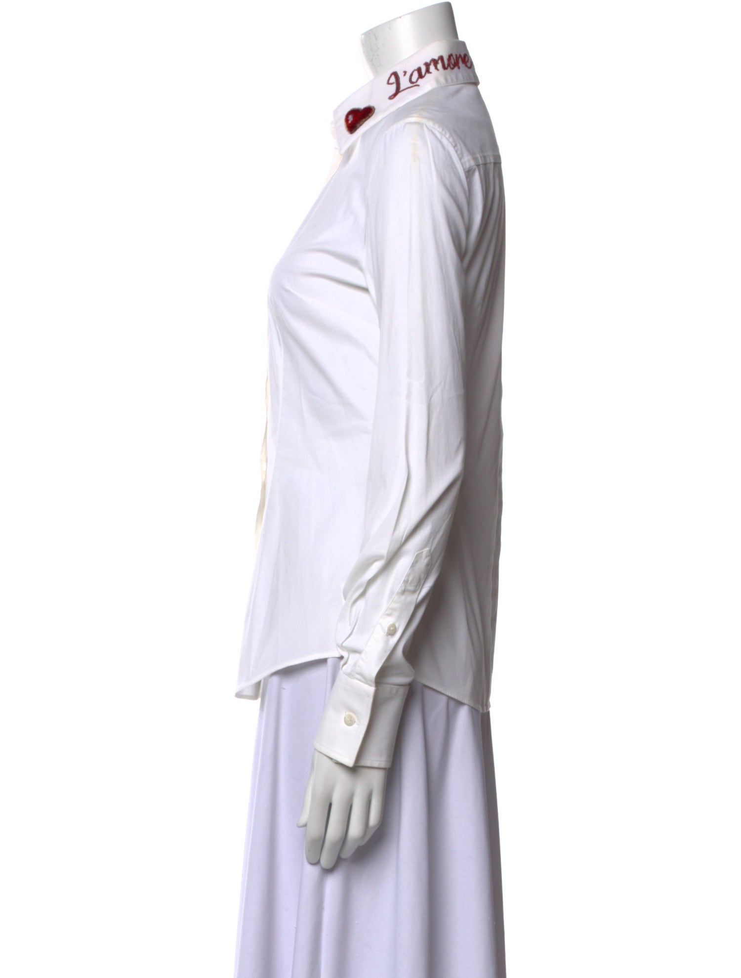 Dolce & Gabbana Long Sleeve Button-Up Top