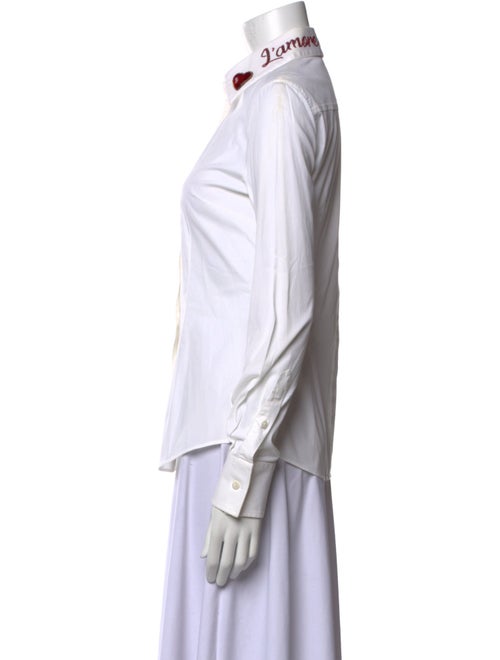 Dolce & Gabbana Long Sleeve Button-Up Top