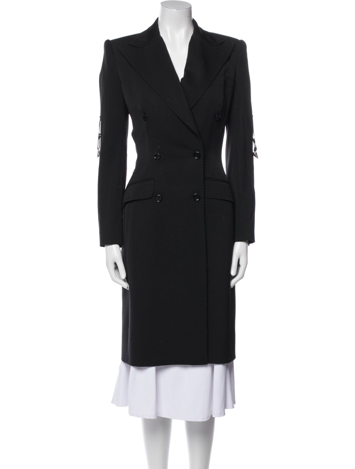 Dolce & Gabbana Virgin Wool Trench Coat