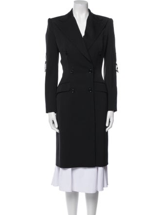 Dolce & Gabbana Virgin Wool Trench Coat