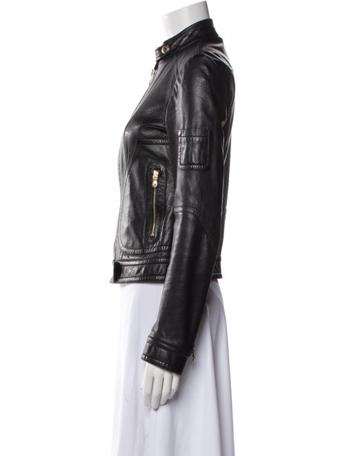 Dolce & Gabbana Leather Biker Jacket