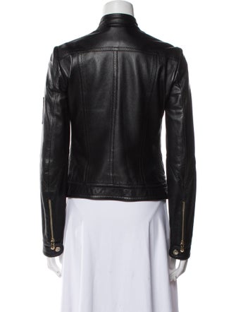 Dolce & Gabbana Leather Biker Jacket
