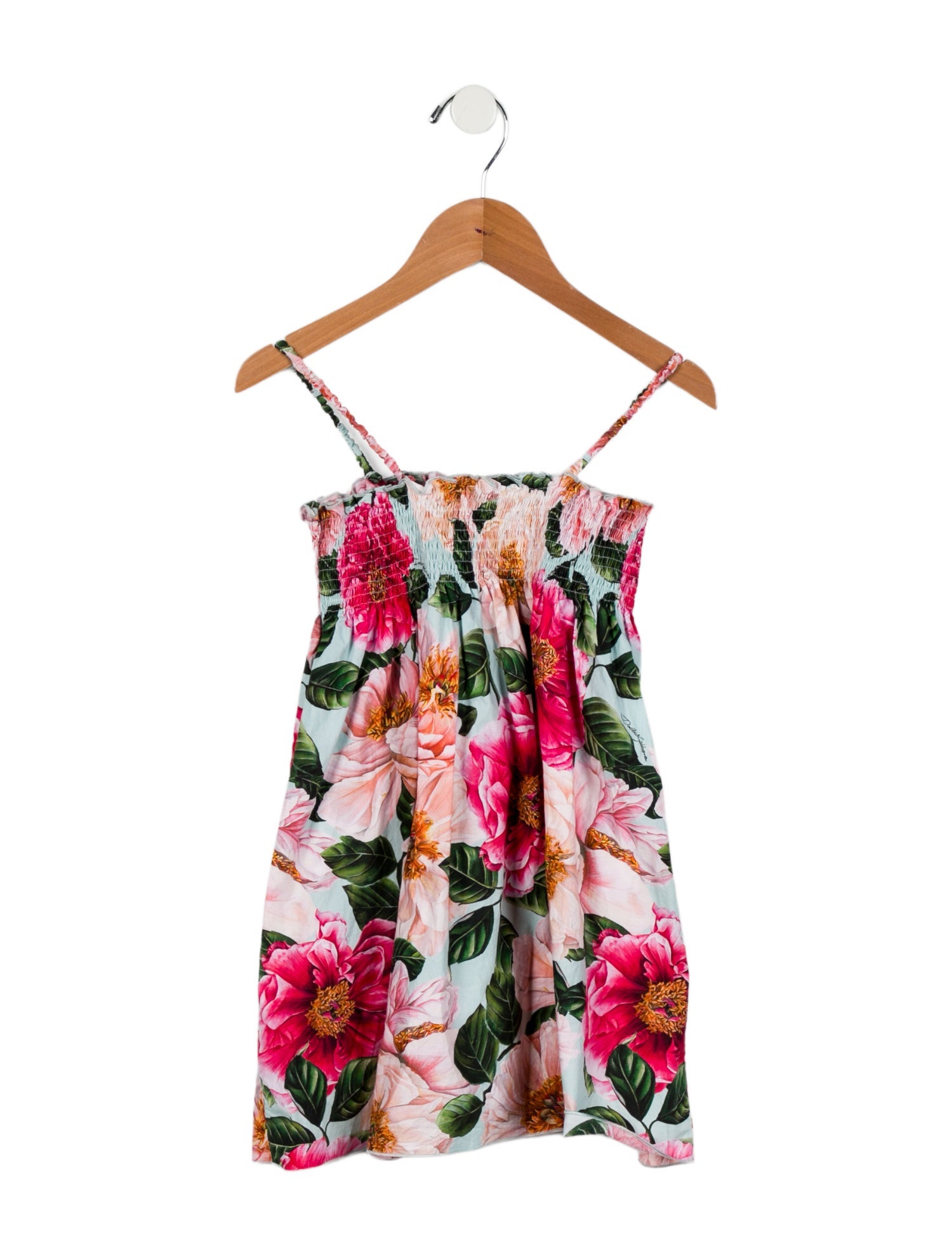 Dolce & Gabbana Girls' Floral Sleeveless Dress