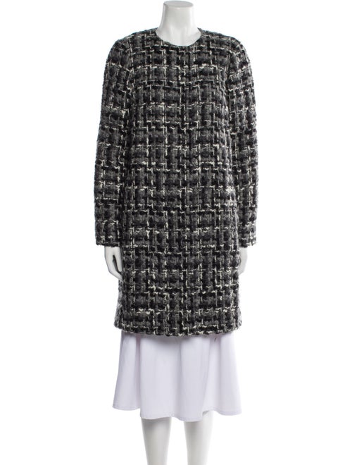 Dolce & Gabbana Wool Tweed Pattern Coat