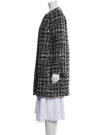 Dolce & Gabbana Wool Tweed Pattern Coat