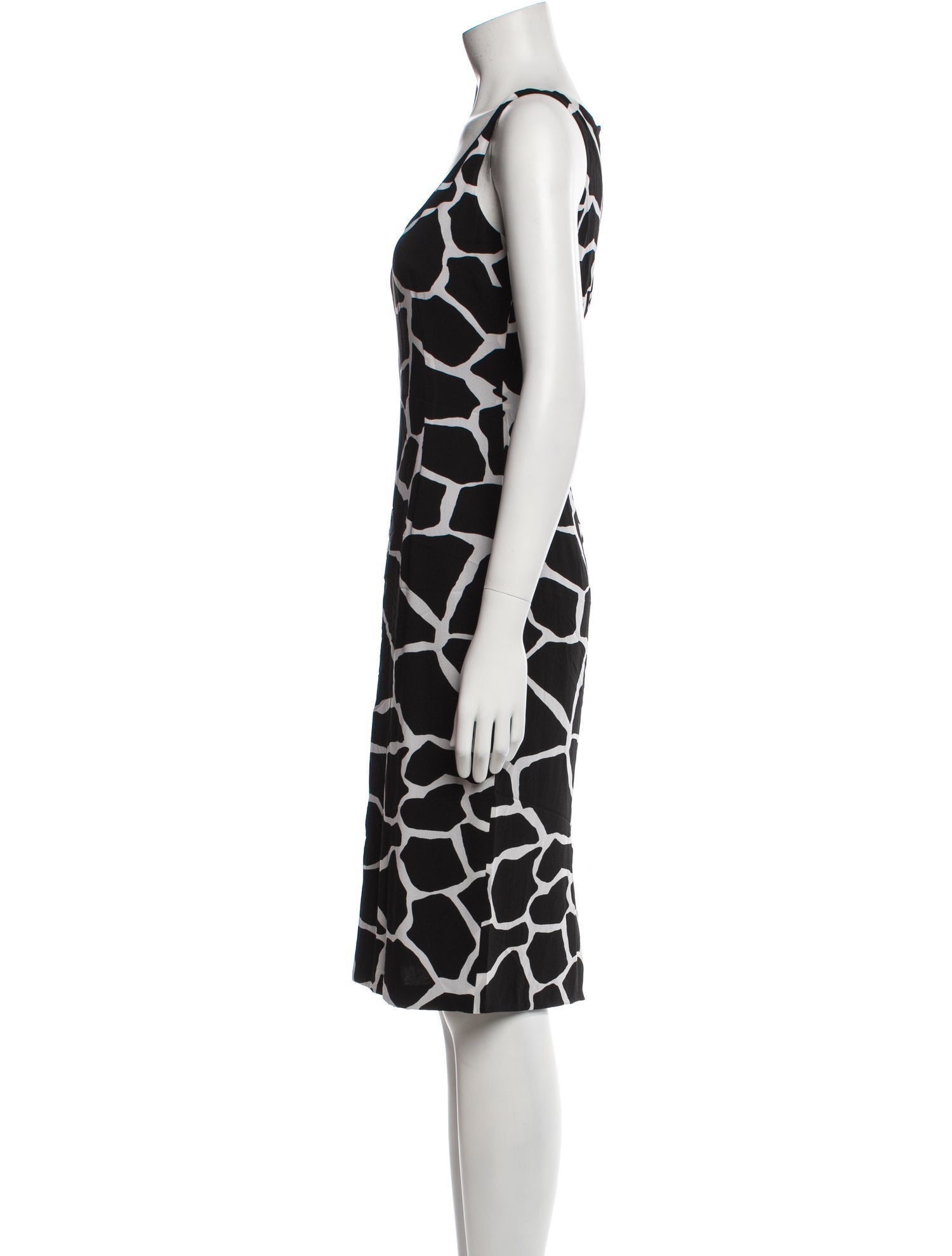 Dolce & Gabbana Silk Knee-Length Dress