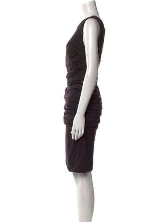 Dolce & Gabbana Scoop Neck Knee-Length Dress