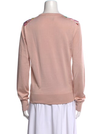 Dolce & Gabbana Silk Printed Sweater