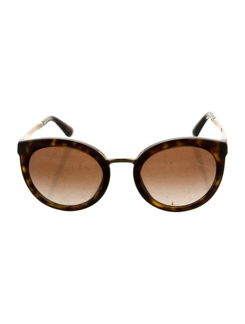 Dolce & Gabbana Round Gradient Sunglasses