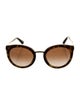 Dolce & Gabbana Round Gradient Sunglasses