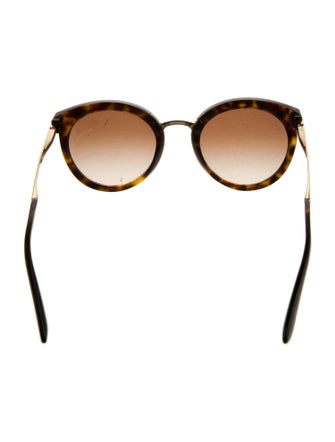 Dolce & Gabbana Round Gradient Sunglasses