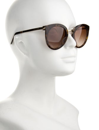 Dolce & Gabbana Round Gradient Sunglasses