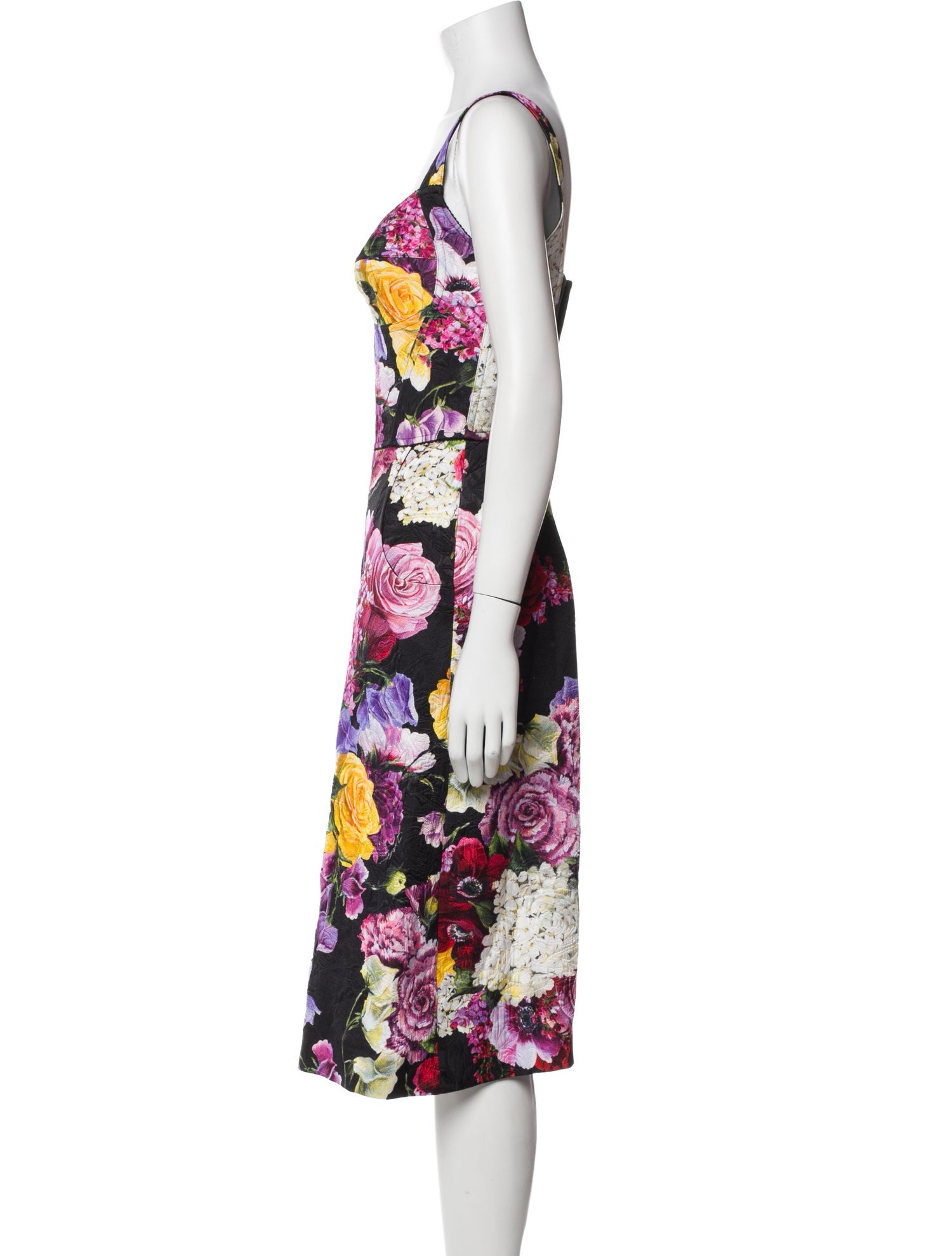 Dolce & Gabbana Jacquard Midi Length Dress