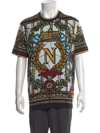 Dolce & Gabbana Printed Short Sleeve Shirt