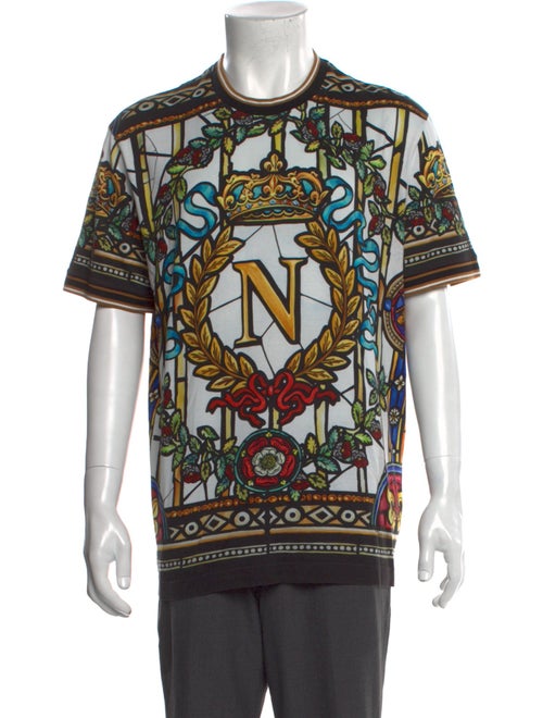 Dolce & Gabbana Printed Short Sleeve Shirt