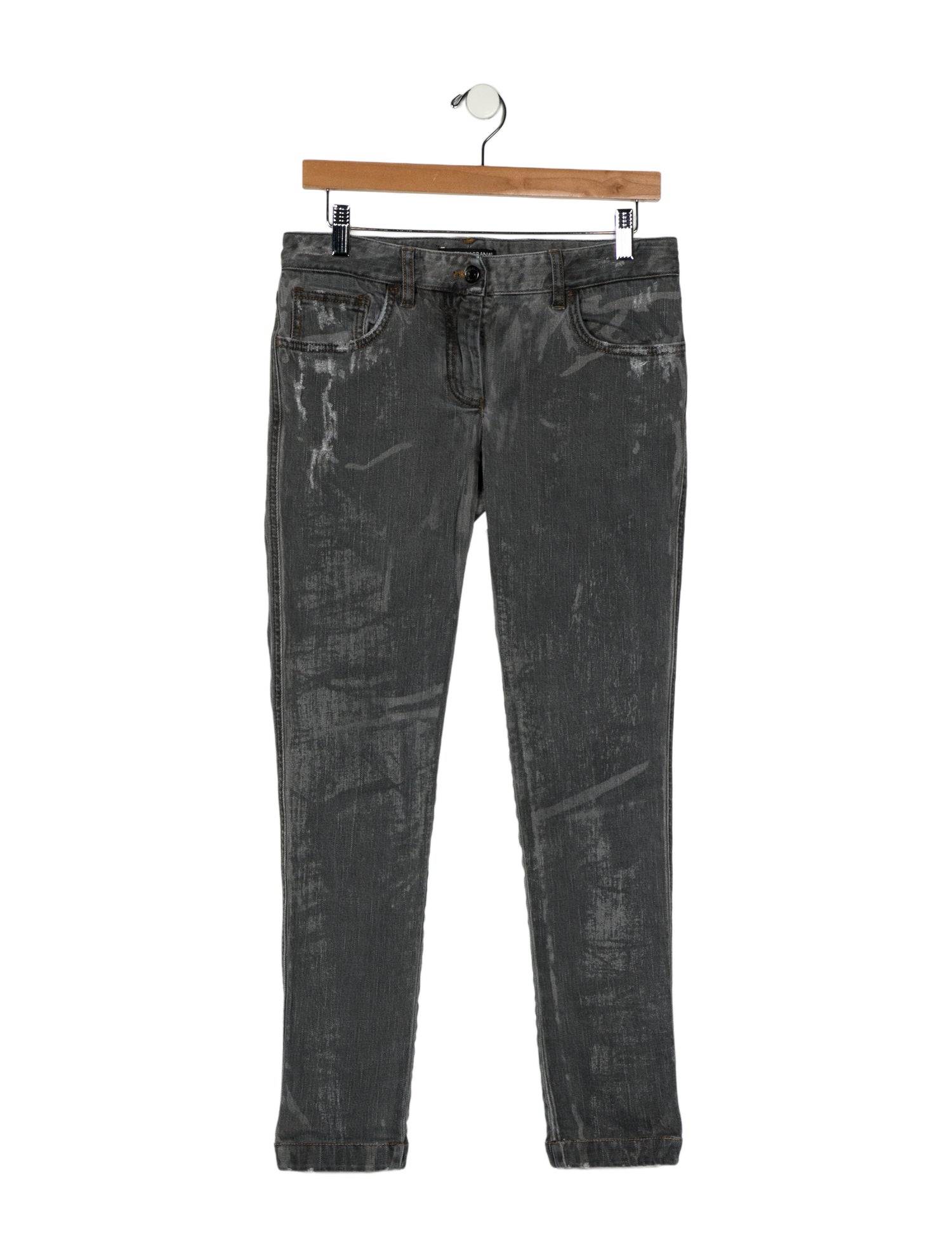 Dolce & Gabbana Mid-Rise Straight Leg Jeans