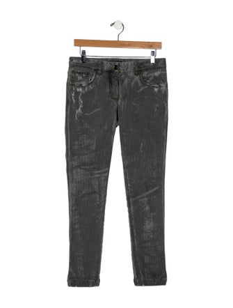 Dolce & Gabbana Mid-Rise Straight Leg Jeans