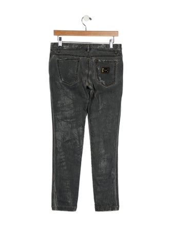 Dolce & Gabbana Mid-Rise Straight Leg Jeans